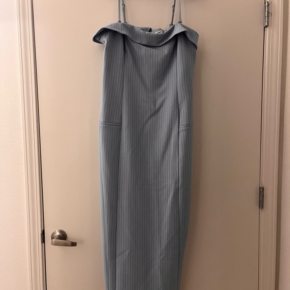 Abercrombie & Fitch Strapless Light Blue Dress